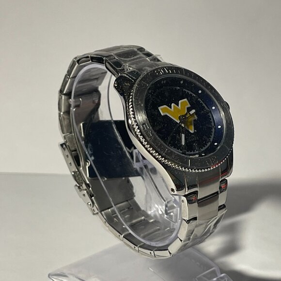 West Virginia Mountaineers OFFICIAL NCAA Stainless-Steel Watch by Jack Mason NEW